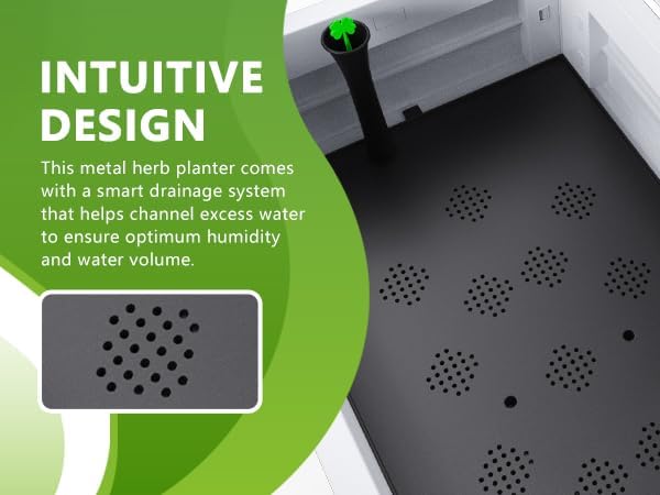 Durable Resin Raised Garden Bed with Drainage Holes & Reinforced Corners - Lightweight Flower Boxes Outdoor for Vegetables, Herbs, and Patio Garden Enclosure System (Ashen, 43.43*18.27*59.29)
