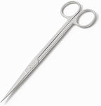 Mandala Crafts 12 Inches Silver Stainless Steel Straight Aquarium Scissors for Trimming Aquatic Plants – Long Aquascape Scissors for Fish Tanks, Hospital Tanks, Goldfish Bowls, and Terrariums