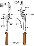 Loewe 2104 Anvil Pruner for Large Hands (German Import)