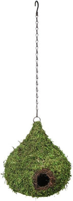 SuperMoss (56010) Raindrop Birdhouse with Chain, 10 by 13-Inch, Fresh Green