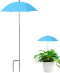 Plant Umbrellas for Outdoor Plants, 23.6inch Adjustable Angles Plant Shade Umbrella Patio, Larger Size Rain/Sun Umbrella, for Potted Garden Bed Flower Pot