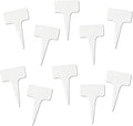 200 Pcs Thick T-Type Plant Labels, 4 Inch Waterproof PP Hard Plastic Garden Markers, Reusable Nursery Tag Stakes for Indoor Outdoor Potted Plants, Seedlings, Flowers, Vegetables & Herbs(White)