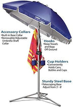 Wondershade Ultimate Portable Sun Shade Umbrella – Lightweight Adjustable Outdoor Patio & Beach Umbrella with Tripod Base (Yellow)