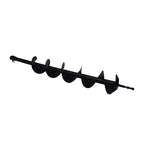 4Inch Auger Drill Bit, Planting Garden Auger Planter Garden Drill Bit Post Hole Rapid Planter Compatible Auger Machine Head with 3/4In Shaft