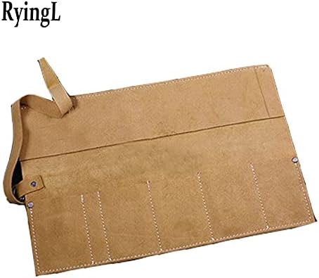 Bonsai Storage Package Roll Bag Garden Repair Tool Pliers Scissors Genuine Leather Tool Set Case Storage Bags