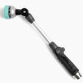 Foxglove 18” Garden Hose Watering Wand with 180° Swivel Ratcheting Head and 10 Adjustable Spray Patterns. Garden Hose Wand with Thumb Control for Flower Pots, Hanging Baskets