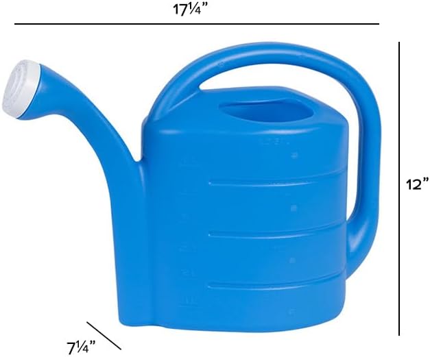 Novelty 30409 2 Gallon Deluxe Watering Can, Bright Blue