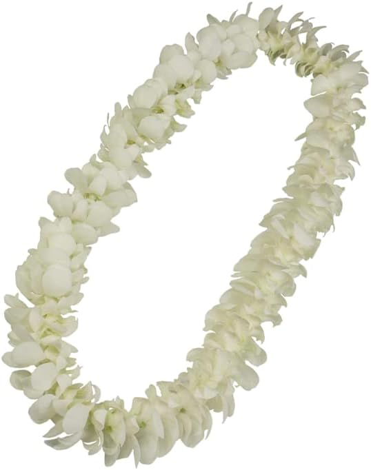 Miami Fresh Orchid Loose Bloom PERISHABLE flowers OrchidClub USA Sunne Tropical DIY lei, food & drink decoration (100 WHITE)