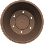 Bloem Terra Pot Planter: 12" - Chocolate Brown - Durable Resin Pot, for Indoor and Outdoor Use, Gardening, 3.5 Gallon Capacity, Saucer Sold Separately