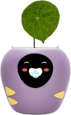 New 2026 Ai Smart Planter – Extra Large Interactive Plant Pot, Pet Plantagotchi, robot, Leafypod and Plantiboy, Robot Flower Pot with Feelings, Indoor Flowerpot with Water, Digital Gifts (Purple)