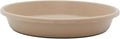 The HC Companies Flower Pot Saucers - Plastic Plant Saucer for Outdoors & Indoors - Traditional Design Plant Pot Trays for Water Drainage - Durable & Stylish Round Plant Tray (17.5-inch Sandstone)