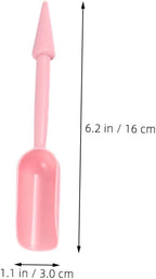 HEMOTON Succulent Planting Tool Set 20pcs (16cm Pink) Plastic Transplant Gardening Tools for Bonsai and Flowerpot Use Household Gardening Accessories