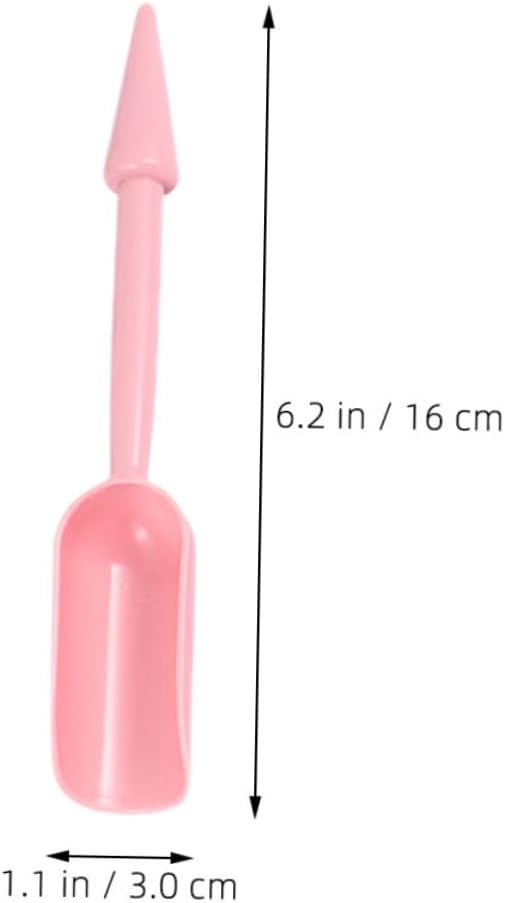 HEMOTON Succulent Planting Tool Set 20pcs (16cm Pink) Plastic Transplant Gardening Tools for Bonsai and Flowerpot Use Household Gardening Accessories