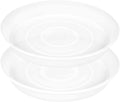 2 Pack of 19 inch Plant Saucer, 2.7" Depth Tray, Large Deep Garden Plastic Flower Planter Plant Trays for Indoors Outdoor Bath Bath (19", Clear)