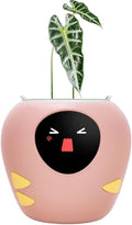 New 2026 Ai Smart Planter – Extra Large Interactive Plant Pot, Pet Plantagotchi, robot, Leafypod and Plantiboy, Robot Flower Pot with Feelings, Indoor Flowerpot with Water, Digital Gifts (Pink)