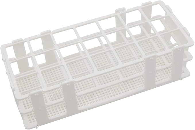 Tirifer 21 Pack 60ml Large Floral Tubes with Rack Holder for Milkweed Cuttings, Raising Caterpillars, Monarchs, Butterflies, Flower Arrangements