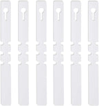 KINJOEK 1200 PCS White Plant Labels Tags, Plastic Adjustable Wrap Around Waterproof Hanging Garden Tree Name Tags, 2x20cm Strip Plant Tag for Identifying Various Outdoor Nursery Plants Flowers