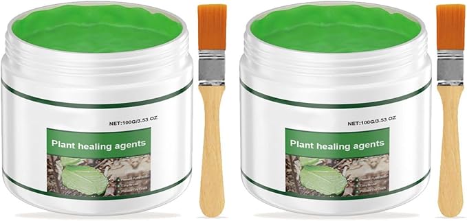 100g pruning sealer,tree wound dressing,Tree Wound Pruning Sealer,grafting wax,TreeSealer After Cutting, TreeBark Repair (2pcs)