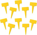 200 Pcs Thick T-Type Plant Labels, 4 Inch Waterproof PP Hard Plastic Garden Markers, Reusable Nursery Tag Stakes for Indoor Outdoor Potted Plants, Seedlings, Flowers, Vegetables & Herbs(Yellow)