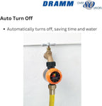 Dramm ColorStorm Premium Water Hose Timer, Mechanical, Turns Water Off Automatically, Up to 120 Minutes of Run Time, Compact for Lawn, Drip, Soaker Hose and Garden, Green