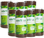 Minute Soil - Compressed Coco Coir Fiber Grow Medium - 100mm x 15mm - 26 oz (8 Pack)