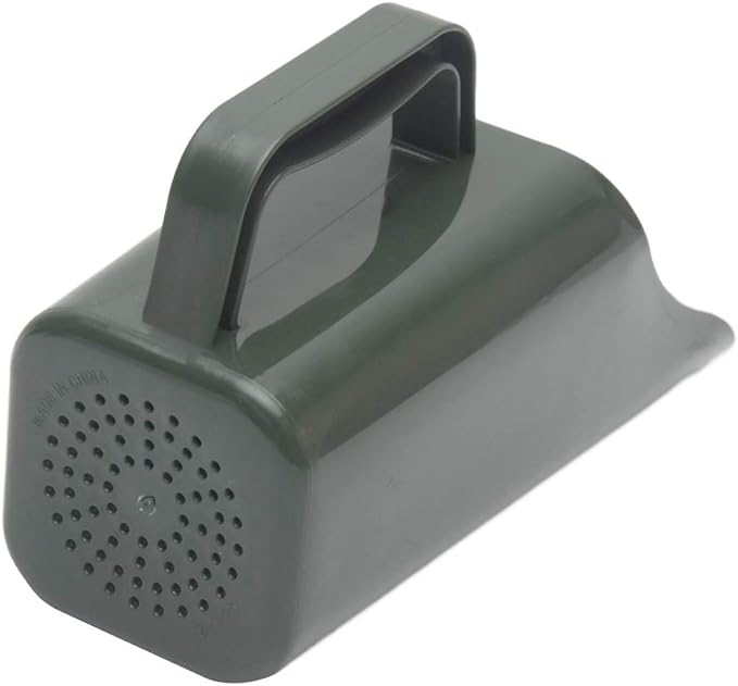 Garden Plastic Shovel, Garden Tool Bucket Shovel, Cultivation Bucket Scoop Sieve Multi Function Spoon Rush Potted Plant Wear Resistant Digging Tool for Flower Vegetable, Plants Care(Color:Green)