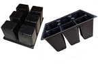 Seed Starter Trays 300 DEEP Extra Large Cells Total (50 Trays of 6 Cells Each)