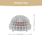 2 Pack Aquarium Moss Ball Holder Professional Plastic Moss Plant Holder with Hollow-Designed for Fish Tank Accessories (2)
