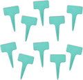 200 Pcs Thick T-Type Plant Labels, 4 Inch Waterproof PP Hard Plastic Garden Markers, Reusable Nursery Tag Stakes for Indoor Outdoor Potted Plants, Seedlings, Flowers, Vegetables & Herbs(Cyan)