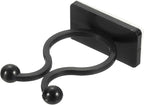 uxcell 100Pcs Plant Climbing Wall Fixture Clips, Plant Fixer Self-Adhesive Hooks Wire Fixing Supporting for Indoor Outdoor Decoration and Cable Wire Fixing (Black, 16.2mm/0.64")