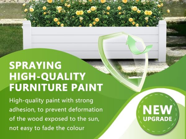 Durable Resin Raised Garden Bed with Drainage Holes & Reinforced Corners - Lightweight Flower Boxes Outdoor for Vegetables, Herbs, and Patio Garden Enclosure System (Ashen, 43.43*18.27*59.29)