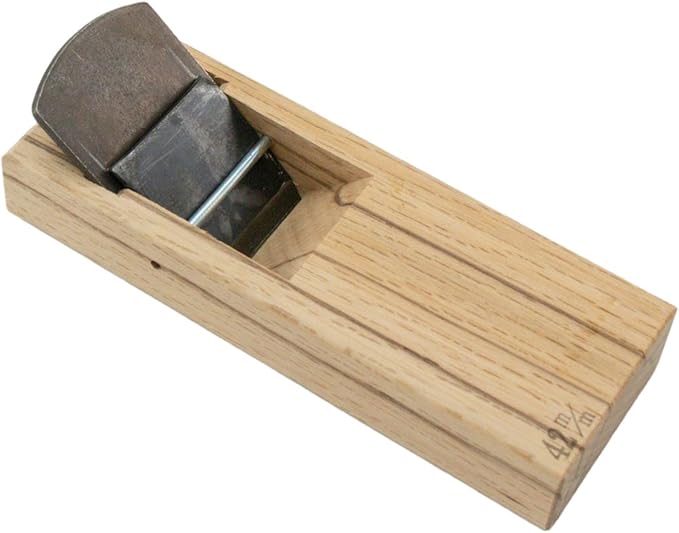 Wazakura Japanese Hand Plane (Kanna) Botan Oak for Smoothing, Woodworking Tool, Made in Japan (42mm)