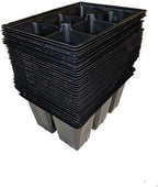 Seed Starter Trays 300 DEEP Extra Large Cells Total (50 Trays of 6 Cells Each)
