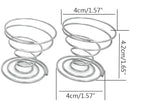 20 PCS Stainless Steel Plant Display Racks Air Plant Stand Airplant Container Make Home for and Fashionable Durabl Metal
