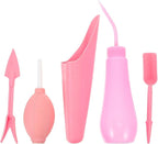 Succulent Planting Tool Set 5 Pink Gardening Hand Tools for Bonsai and Potted Plants, Transplanting and Soil Care Accessories for Indoor and Outdoor Garden Use