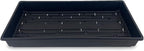 10 Plant Growing Trays (WITH Drain Holes) - 20" x 10" - Perfect Garden Seed Starter Grow Trays: For Seedlings, Indoor Gardening, Growing Microgreens, Wheatgrass & More - Soil or Hydroponic