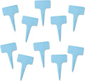 200 Pcs Thick T-Type Plant Labels, 4 Inch Waterproof PP Hard Plastic Garden Markers, Reusable Nursery Tag Stakes for Indoor Outdoor Potted Plants, Seedlings, Flowers, Veggies & Herbs(Light Blue)