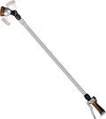 RESTMO 36”-60” Metal Watering Wand, Long Telescopic Tube | 180° Adjustable Ratcheting Head | 7 Spray Patterns | Flow Control, Perfect Garden Hose Sprayer to Water Hanging Baskets, Shrubs, Brown