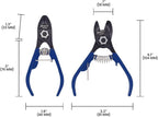 Zenport H324 Forged Steel Bypass Fruit Clippers, 4.5-Inch, 0.5 Inch Alloy Steel Blades, Blue - 20 Pack