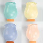 4 Pack Plant Watering Devices, Tulip Flower Shape Terracotta Watering Spikes, Vacation Self Watering Planter Insert, Terra Cotta Watering Spike for Indoor Outdoor Plants