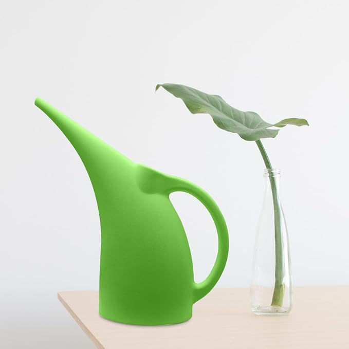 Watering Can for Indoor and Outdoor Plants - 1/2 Gallon - Green
