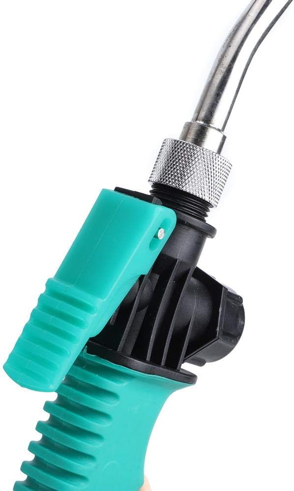 High-Pressure Garden Hose Nozzle Sprayer with Flow Control Valve, Adjustable Watering Wand for Car Washing, Garden Irrigation, and Household Cleaning (11.8in)