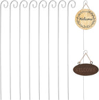 Elegant Shepherd Hooks 10 Pack Metal Garden Hanger Lantern Plant Stand Bird Feeder Hanger for Outdoor