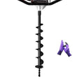 Heavy-Duty Earth Auger Drill Bit - 3" x 31.5" Post Hole Digger with Tungsten Carbide Tip for Fence, Tree Planting, Gardening & DIY Projects - Fits Most Common Auger Powerheads