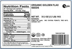 Yupik Organic Golden Flax Seeds, 2.2 lb (35.2 oz), Pack of 6, Gluten-Free, Non-GMO, Kosher, Raw Seeds, Excellent Source of Fiber, Source of Omega-3, Plant-Based Protein, Ideal for Baking & Topping