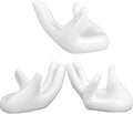 3 Pack Air Plants Holders Ceramic Mini Hand Shape Stand Tillandsia Holder Small Container Pot Hand Shape Small Container Airplant Display Container Pot Plant Decorative Home Decor