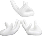 3 Pack Air Plants Holders Ceramic Mini Hand Shape Stand Tillandsia Holder Small Container Pot Hand Shape Small Container Airplant Display Container Pot Plant Decorative Home Decor