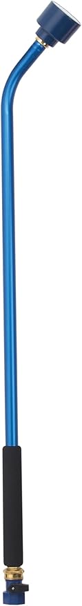 Dramm Sunrise Soft Rain Watering Spray Wand – 30” Long, Blue – Gentle Full-Flow Spray with Shut-Off Valve & 8” Foam Grip – Lightweight & Durable for Gardens, Hanging Baskets & Planters