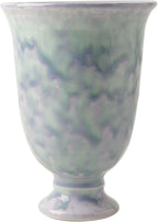 Ceramic Planter Vase for Indoor Plants, Modern Iridescent Flower Pot, Decorative Orchid Planter, Pastel Glazed Ceramic Vase for Living Room, Bedroom, Tabletop Home Decor