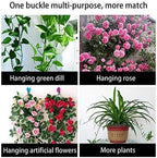 Plant Clips-Plant Climbing Wall Fixture Clips 110PCS, Invisible Clips For Climbing Plants，Self-Adhesive plant wall clips For Plant Support, Sticky Plant Fixture Clips Plant Holder For Pothos